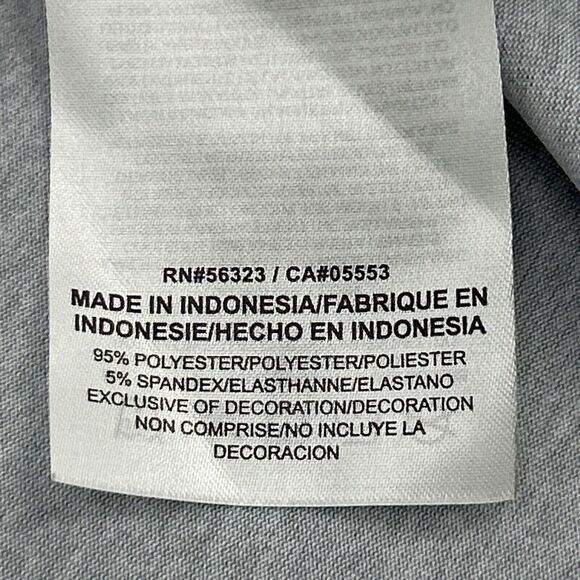 New England Patriots Nike Shirt Men L Gray Polo Dri-Fit‎ On Field Super Bowl LII - Picture 5 of 11